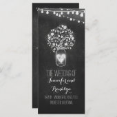 シャルボードメイスンジャー結婚式 プログラム (正面/裏面)