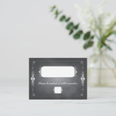 シャルボードメイスン結婚ジャーの座席座席表 プレイスカード (スタンド正面)