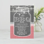 シャルボードメイソンジャールオールドウッドI do BBQ招待状 招待状 (スタンド正面)