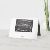 シャルボードメリークリスマスファミリーフォトカード シーズンカード (裏面)