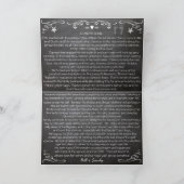 シャルボードメリークリスマスファミリーフォトカード シーズンカード (内部)