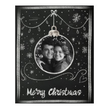 シャルボードメリークリスマスフォトフレーム
