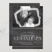 シャルボードメリークリスマスホリデーレターカード シーズンカード (正面/裏面)