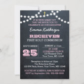 シャルボードライツピンクファーストコミューン招待状 招待状 (正面)