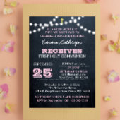 シャルボードライツピンクファーストコミューン招待状 招待状