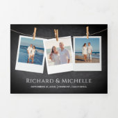 シャルボードライトハウスシルボー航海のト結婚ズ 三つ折り招待状 (カバー)