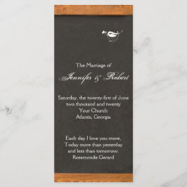 シャルボードラブバード結婚式 プログラム