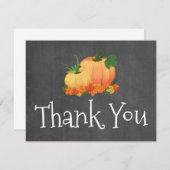 シャルボードリトルカボチャサンキューカード (正面/裏面)
