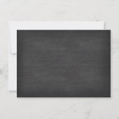 シャルボードリトルサンシャインピンクイエロー誕生日 招待状 (裏面)