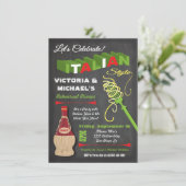 シャルボードリハイタリアンーサルディナー招待状 招待状 (スタンド正面)