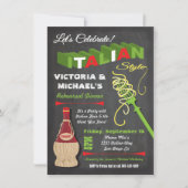 シャルボードリハイタリアンーサルディナー招待状 招待状 (正面)