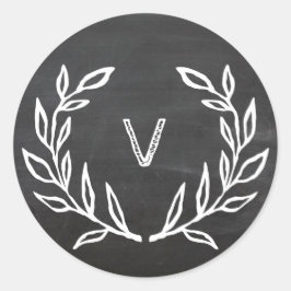 シャルボードリースホリデーシール ラウンドシール