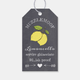シャルボードルックリモンチェロボトルつるラベル | ギフトタグ