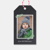 シャルボードレタリングホリデーフォトギフトラベル ギフトタグ (裏面)