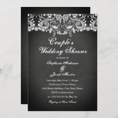 シャルボードレースカップルウェディングシャワーカード 招待状 (正面/裏面)