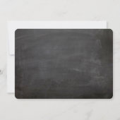 シャルボードヴィンテージシックフローリッシュブライダルシャワー 招待状 (裏面)