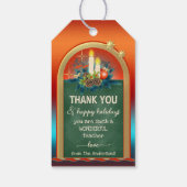 シャルボード先生クリスマスサンキューギフトラベル ギフトタグ (裏面)