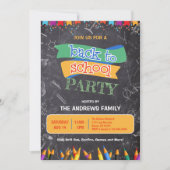 シャルボード新学期ファミリーパーティー 招待状 (正面)