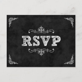 シャルボード結婚式のsvpカー食べド/ドリンク結婚した インビテーションポストカード