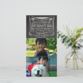 シャルボード聖なる書物、 経典クリスチャンクリスマス2写真 シーズンカード (スタンド正面)