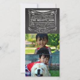 シャルボード聖なる書物、 経典クリスチャンクリスマス2写真 シーズンカード