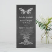 シャルボード蝶結婚式 プログラム (スタンド正面)