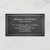 シャルボード金ゴールドギター先生ギタリスト 名刺 (裏面)