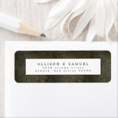 シャルボード金ゴールドシルバースターズ差出人住所 ラベル (インサイチュ)