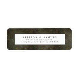 シャルボード金ゴールドシルバースターズ差出人住所 ラベル