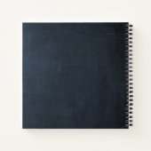 シャルボード金ゴールドバー（ユダヤ教の）バル・ミツバーゲストブックノートブック ノートブック (裏面)