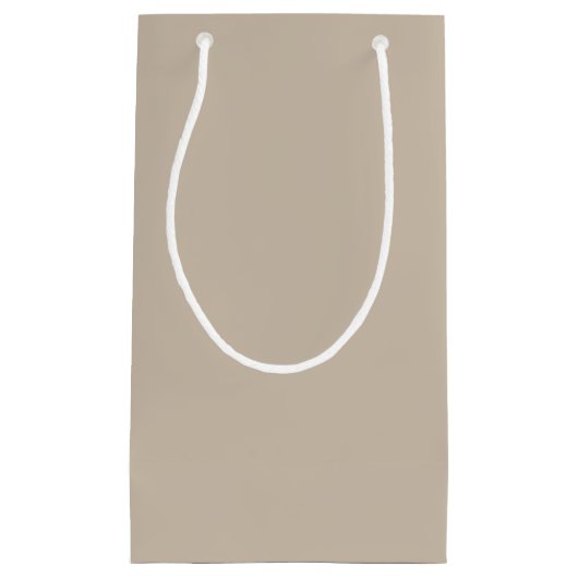 シャルボード雪だるまカーキ スモールペーパーバッグ (正面)