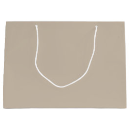 シャルボード雪だるまカーキ ラージペーパーバッグ