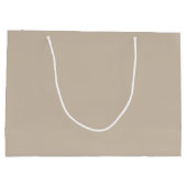 シャルボード雪だるまカーキ ラージペーパーバッグ (裏面)