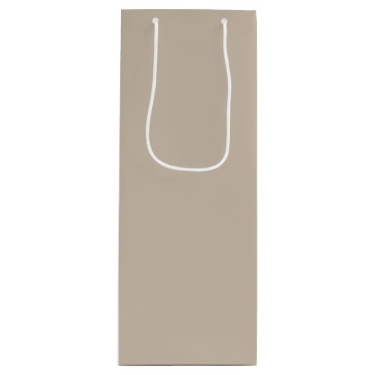 シャルボード雪だるまカーキ ワインギフトバッグ (正面)