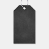 シャルボ結婚ードドレスブライダルシャワーメッセージカード ギフトタグ (裏面)