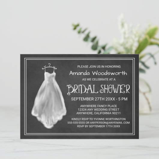 シャルボ結婚ードブライダルシャワー招待状 招待状 (スタンド正面)