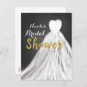 シャルボ結婚ードブライダルシャワー結婚ズ 案内ポストカード (正面/裏面)