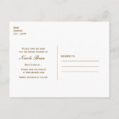 シャルボ結婚ードブライダルシャワー結婚ズ 案内ポストカード (裏面)