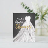 シャルボ結婚ードブライダルシャワー結婚ズ 案内ポストカード (スタンド正面)