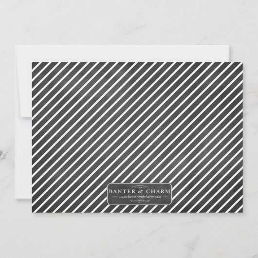 シャルボ結婚ードリハーサルディナー招待状 招待状 (裏面)