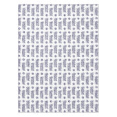 シャルムとスター·オブ·デイビッド·パターン テーブルクロス (正面)