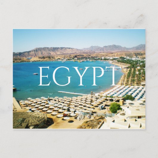 シャルム・エル・シェイク(エジプト)の紅海 ポストカード (正面)