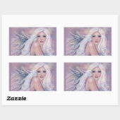 シャルメイヌヘブンリーエンジェルアートバイルネラヴォワ 長方形シール (シート)