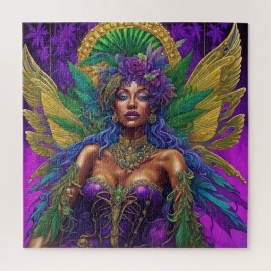 シャルメイン州マルディグラスフェアリー ジグソーパズル (縦)