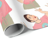 シャルリ·ダメリオ·ティック·トック·ホワイト ラッピングペーパー (ロールコーナー)