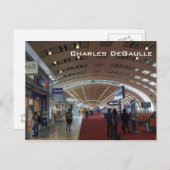 シャルルドゴール国際的空港 ポストカード (正面/裏面)