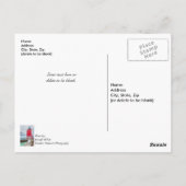 シャルルボイスサウスピエールヘッドライトハウス ポストカード (裏面)