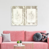 シャルルマーニュとハイモン, 1804-5 キャンバスプリント (インサイチュ (リビング))