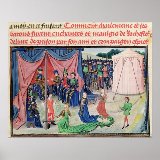 シャルルマーニュと彼の男爵は魅了された ポスター (正面)