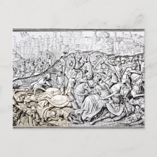 シャルルマーニュによるエルサレム征服 ポストカード (正面)